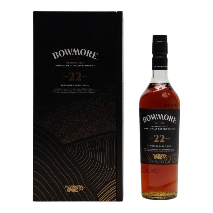 Bowmore 22 Years Old Travel Exclusive | Sauternes Cask Finish, Bourbon & Sauternes Cask, 2024, 48% whisky bottle