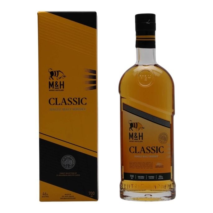 Milk & Honey Classic, Bourbon & Red Wine STR Cask, 46% whisky bottle