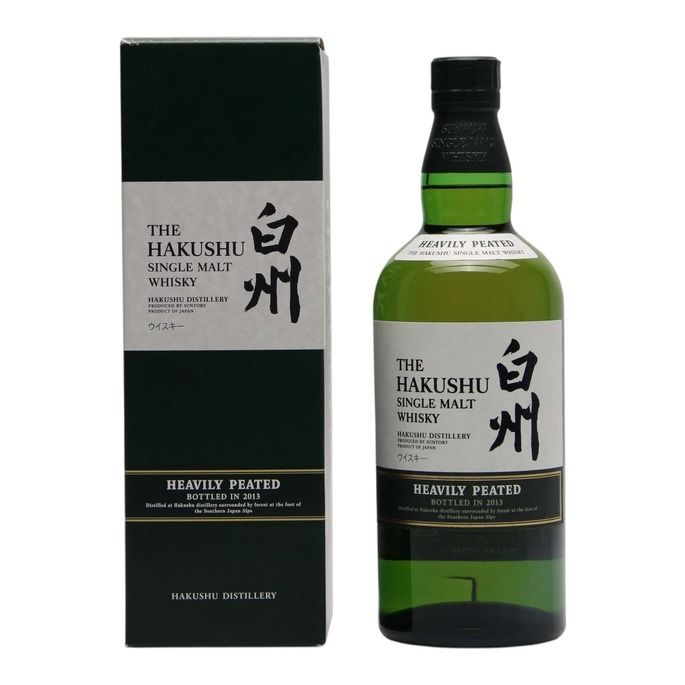 Hakushu Heavily Peated, 2013, 48% whisky bottle