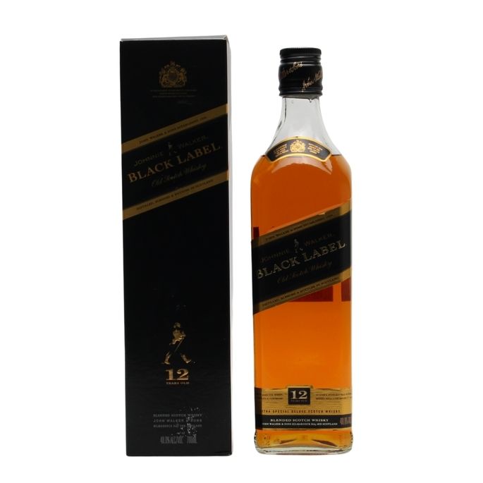 Johnnie Walker Black Label 12 Year Old, 40%, 70cl whisky bottle