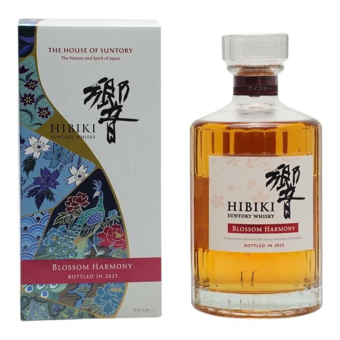 Hibiki Blossom Harmony, Sakura Cask, 2025, 43% whisky bottle