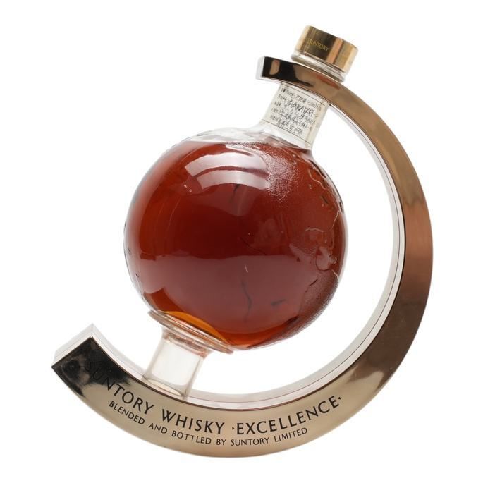 Suntory Excellence Globe Decanter For Daimaru, 43% whisky bottle