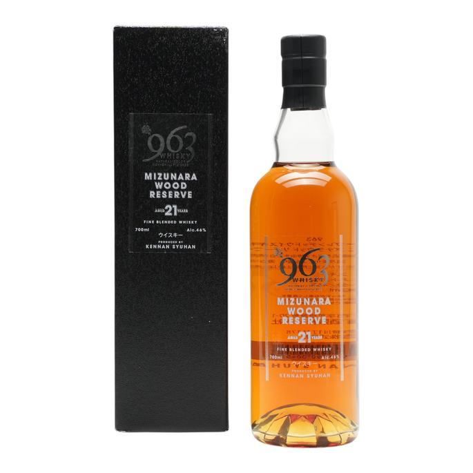 Yamazakura 963 Whisky 21 Year Old, Mizunara Cask, 2021, 46% whisky bottle