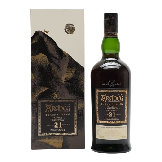 Ardbeg Seann Chreag 21 Year Old, Oloroso Sherry & Bourbon Cask, 2024, 46.8% whisky bottle