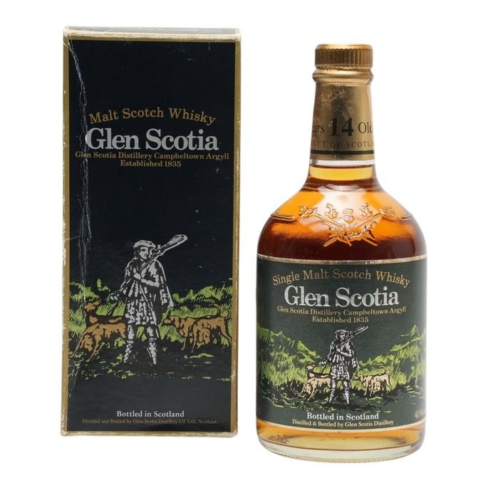 Glen Scotia 1980s 14 Year Old, 40% whisky bottle