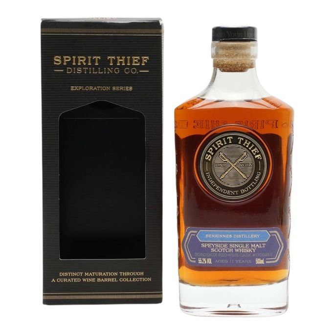 Benrinnes Bordeaux Red-Wine Cask #11 Year Old, Bordeaux Red-Wine Cask, Cask #1700253, 2008, Spirit Thief, 55.2% whisky bottle