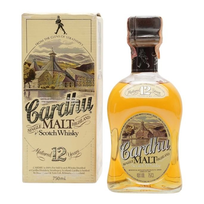 Cardhu 12 Year Old, 40%, 75cl whisky bottle