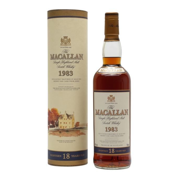 Macallan 1983 18 Year Old Sherry Oak