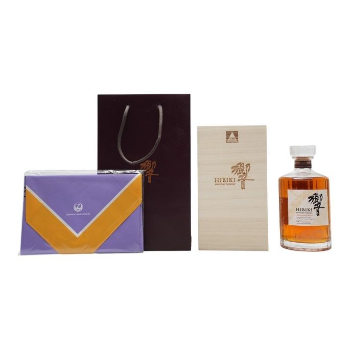 Hibiki 100th Anniversary Limited Edition Design With Furoshiki Japan Airlines Exclusive