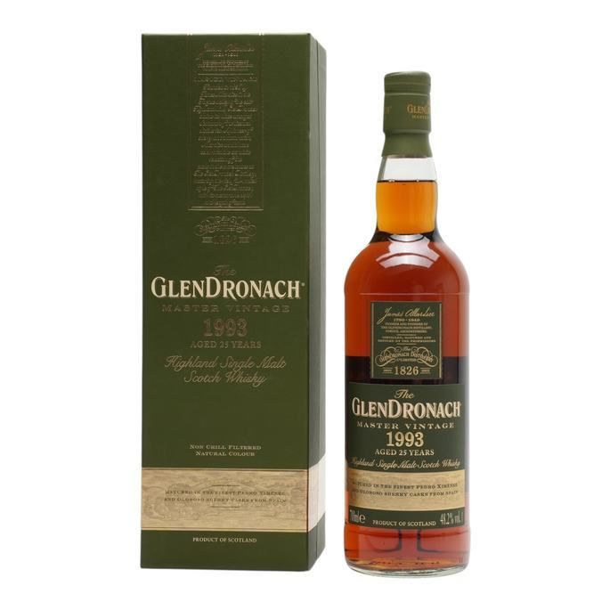 Glendronach 1993 25 Year Old Master Vintage