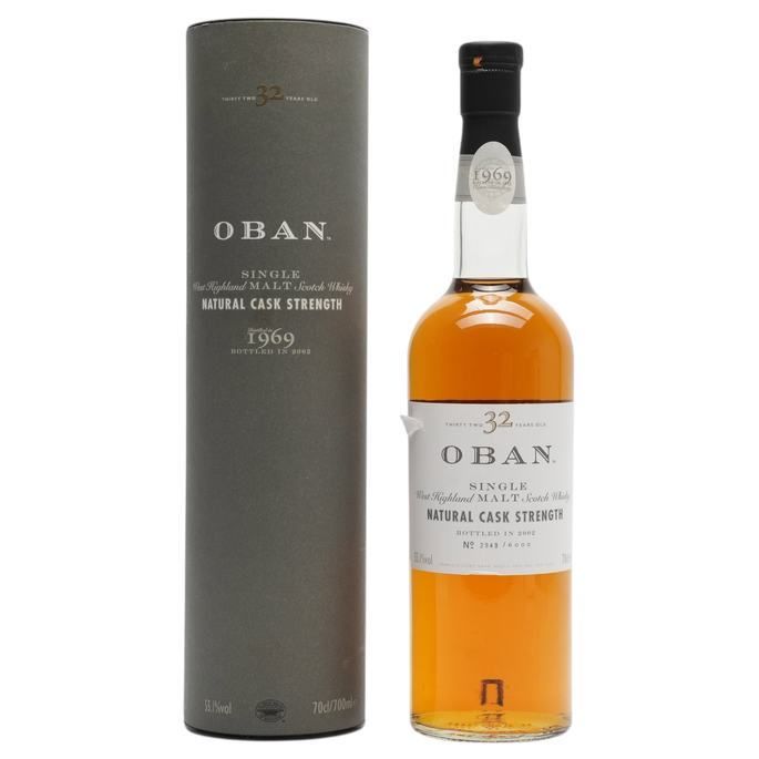 Oban 1969 32 Year Old Cask Strength 2002 Bottling