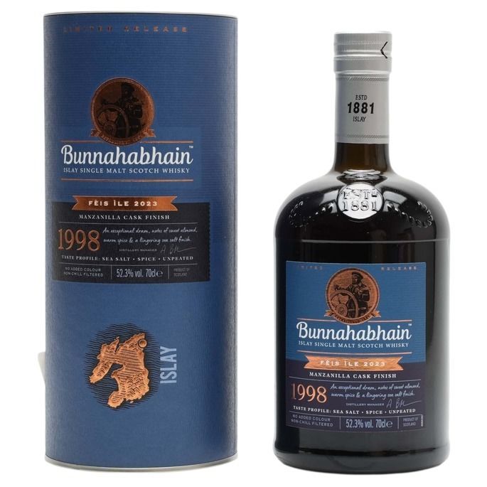 Bunnahabhain 1998 Manzanilla Cask Finish Feis Ile 2023