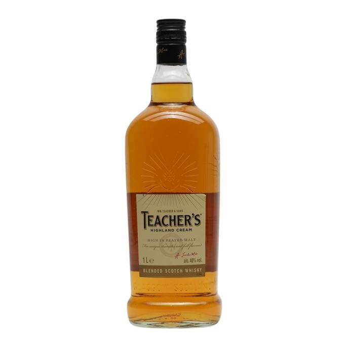 Teachers Highland Cream, 40%, 1L whisky bottle