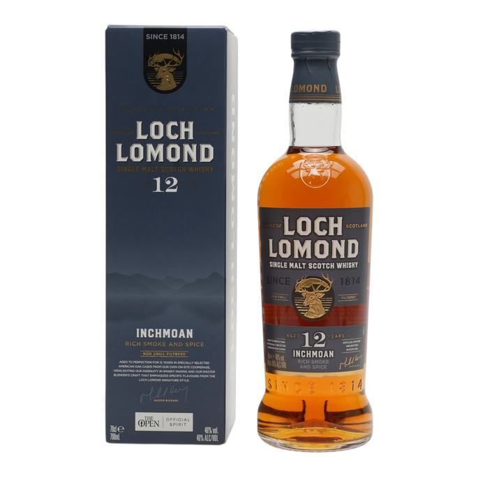 Loch Lomond Inchmoan Rich Smoke & Spice 12 Year Old, American Oak Cask, 46% whisky bottle