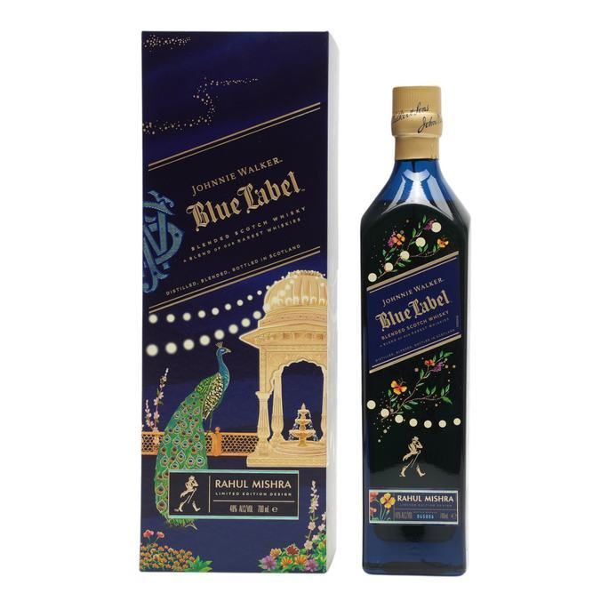 Johnnie Walker Blue Label Rahul Mishra Limited Edition, 40% whisky bottle