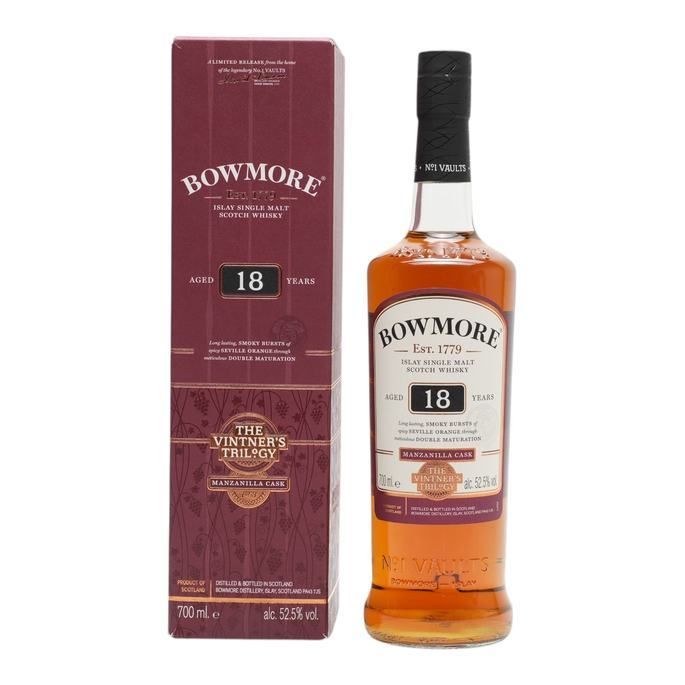 Bowmore 18 Year Old Manzanilla Cask Vintner's Trilogy