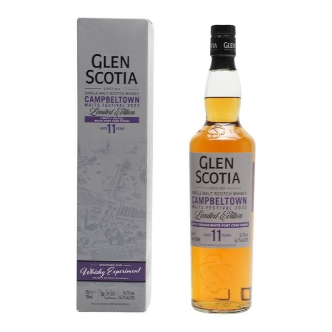Glen Scotia 11 Year Old Lightly Peated White Port Finish For Campbeltown Malts Festival 2023