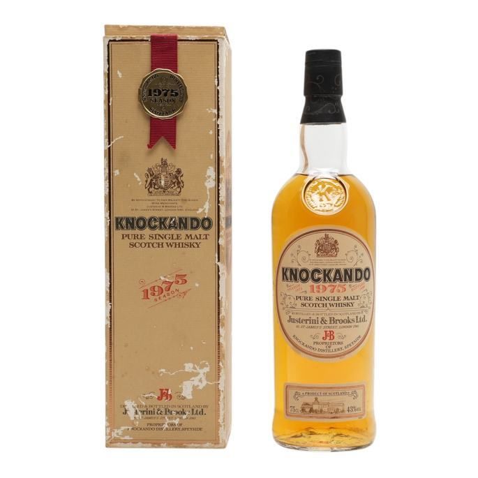 Knockando 1975 Season 1988 13 Year Old, 43% whisky bottle