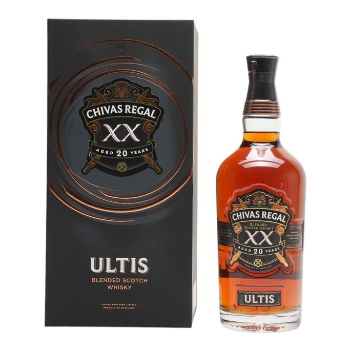 Chivas Regal ULTIS XX 20 Year Old, European & American Oak Cask, 2022, 40% whisky bottle