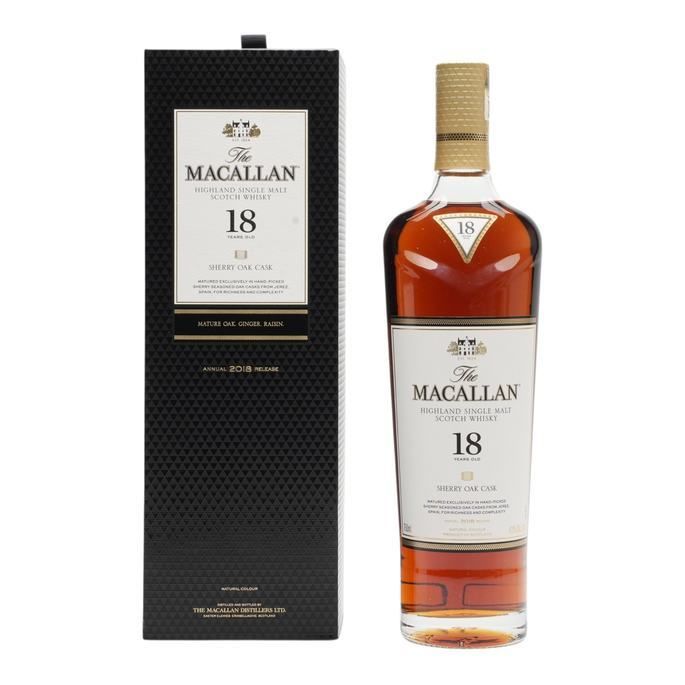 Macallan 18 Year Old Sherry Oak 2018 Release