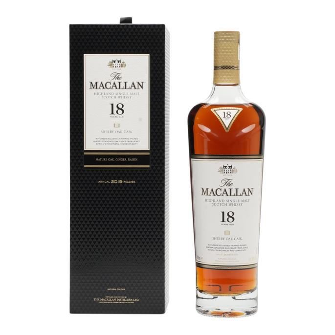 Macallan 18 Year Old Sherry Oak 2019 Release
