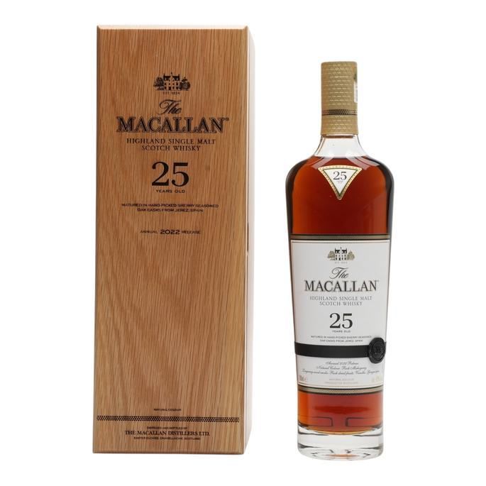 Macallan 25 Year Old Sherry Oak 2022 Release