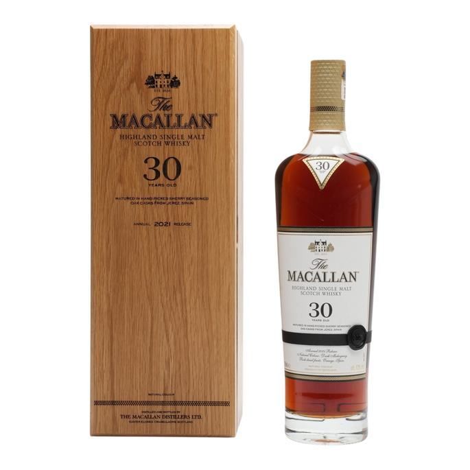 Macallan 30 Year Old Sherry Oak 2021 Release