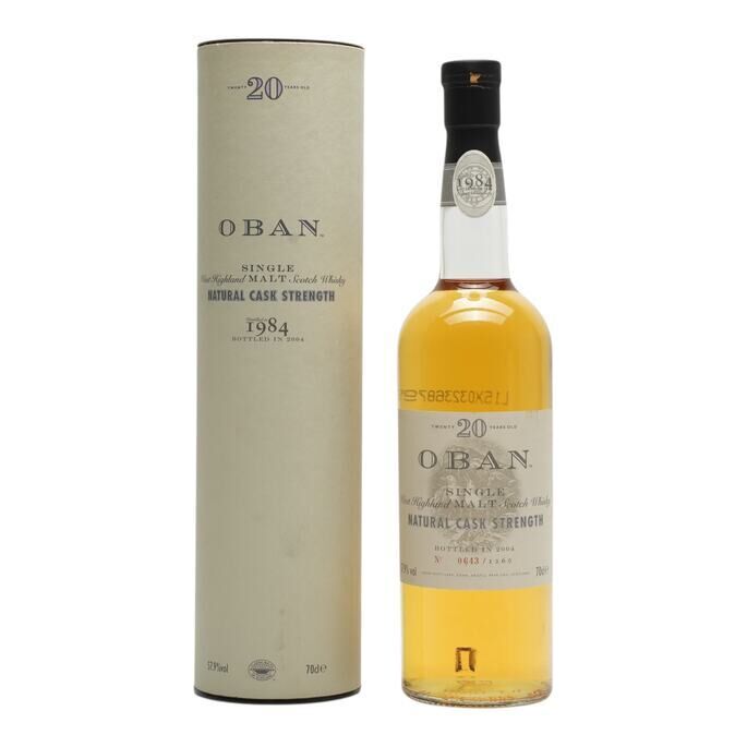 Oban Natural Cask Strength 20 Year Old, 2004, 57.9% whisky bottle