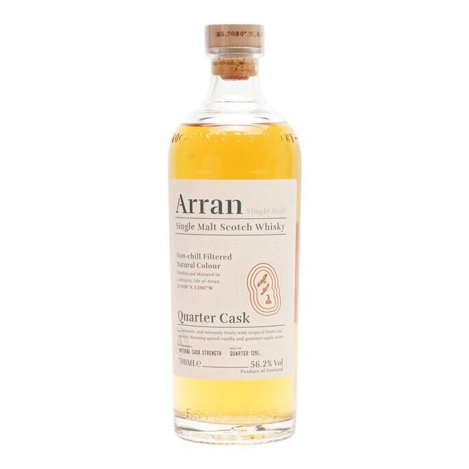Arran Quarter Cask, American Oak Quarter Cask, 2019, 56.2% whisky bottle