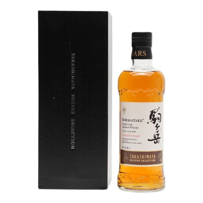 Mars Komagatake Shinshu, Sherry Cask, Cask #1585, 2013, 58% whisky bottle