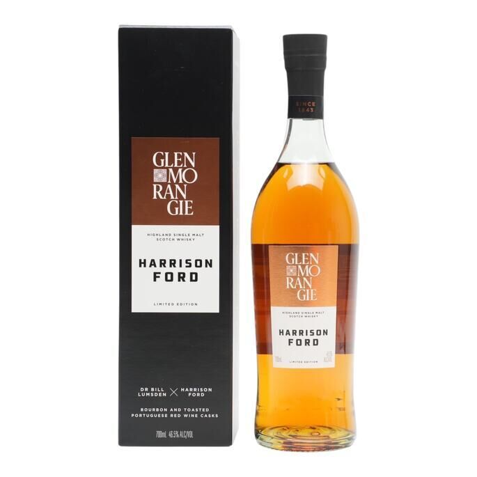 Glenmorangie Harrison Ford Limited Edition, Portuguese Red Wine Cask, 46.5% whisky bottle