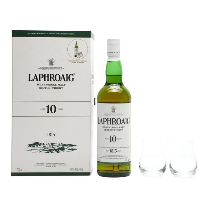 Laphroaig 10 Year Old, Bourbon Cask, 40% whisky bottle