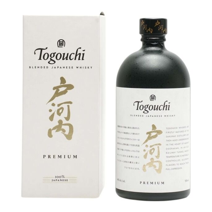 Togouchi Premium Japanese Blended Whisky, Bourbon & Sherry Cask, 40% whisky bottle