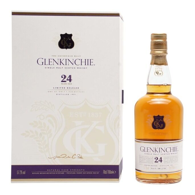 Glenkinchie Cask Strength 24 Year Old, European Oak Cask, 2016, 57.2% whisky bottle