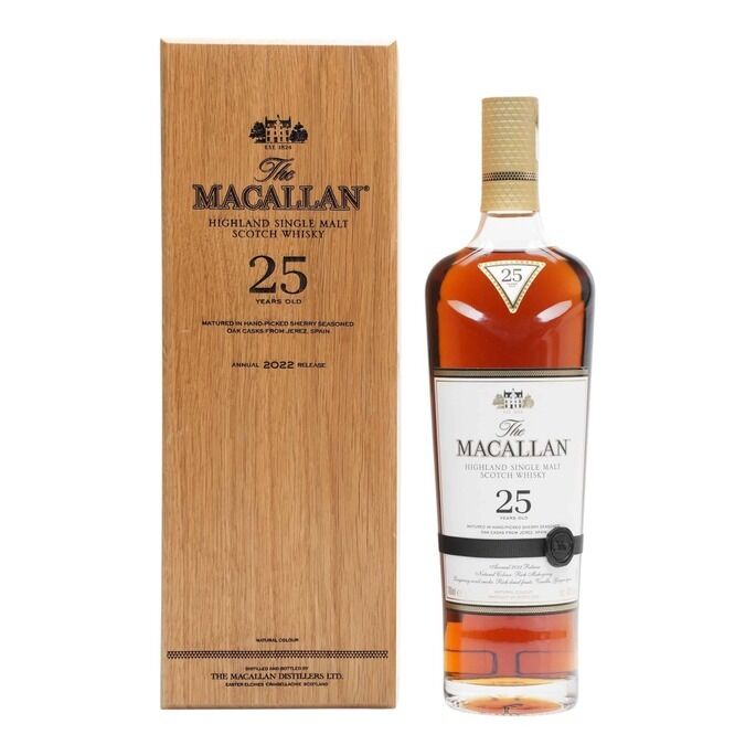 Macallan 25 Year Old Sherry Oak 2022 Release