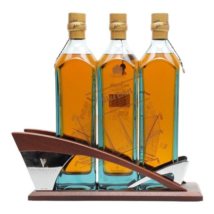 Johnnie Walker Blue Label Commemorative Australia Edition With Commemorative Stand (3x750ml)