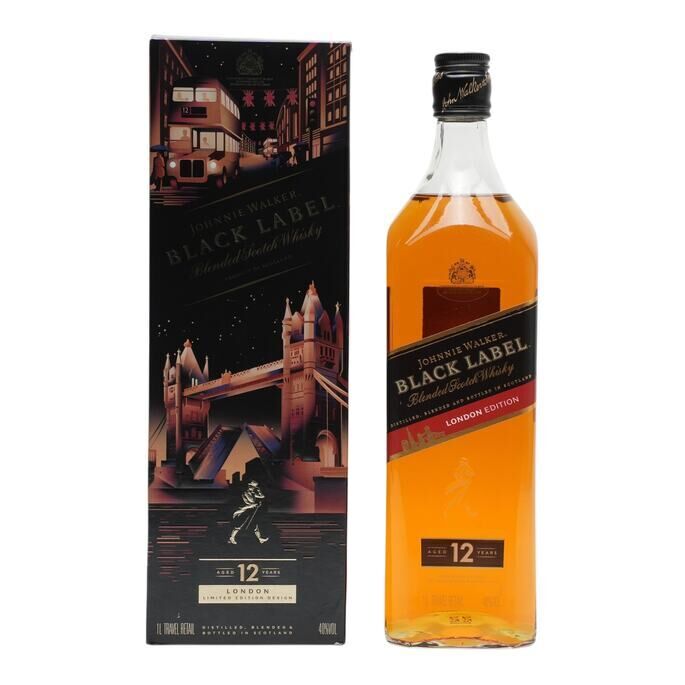Johnnie Walker Black Label London Special Edition 12 Year Old, 2016, 40% whisky bottle