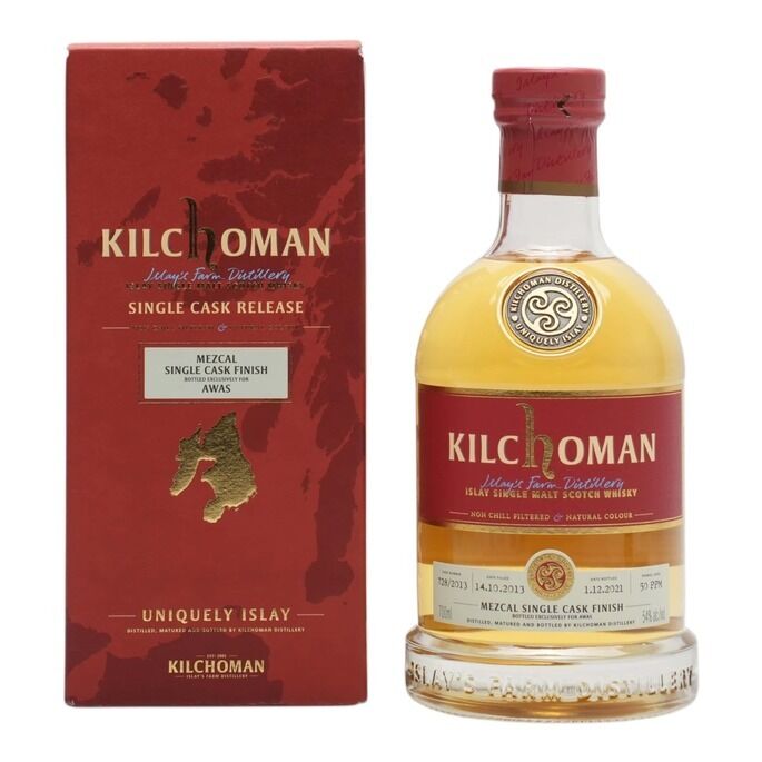 Kilchoman 2013 Single Mezcal Cask Finish Bottled 2021 For AWAS