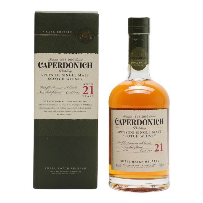 Caperdonich 21 Year Old Rare Edition, American Oak & Refill Hogshead Cask, 2023, 48% whisky bottle