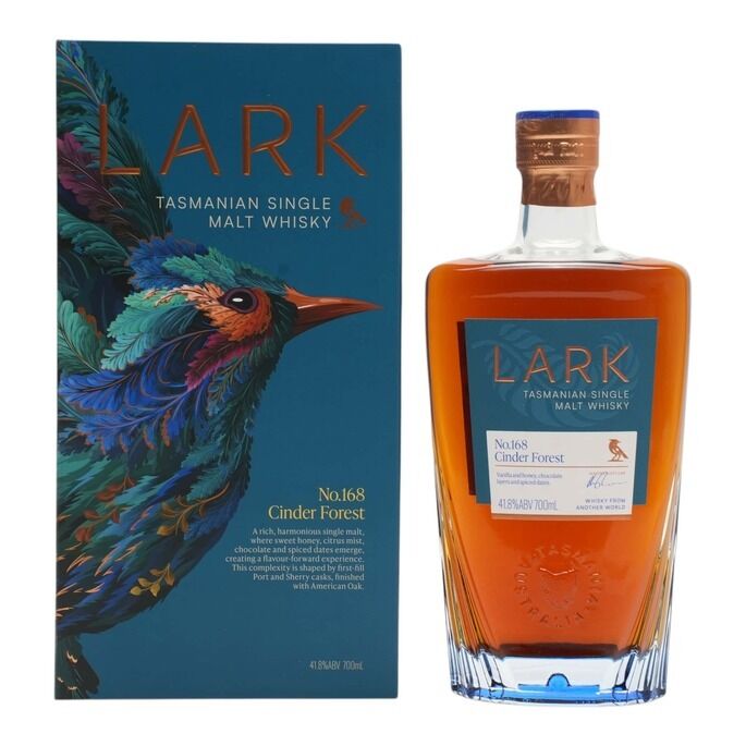 Lark Cinder Forest No. 168, Port & Sherry Cask, 2026, 41.8%