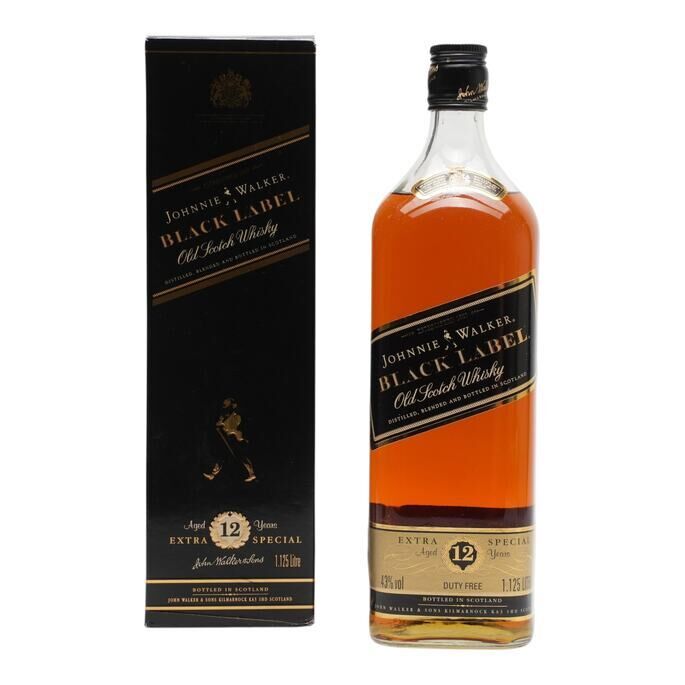 Johnnie Walker Black Label Extra Special 12 Year Old, 43%, 1.125L whisky bottle