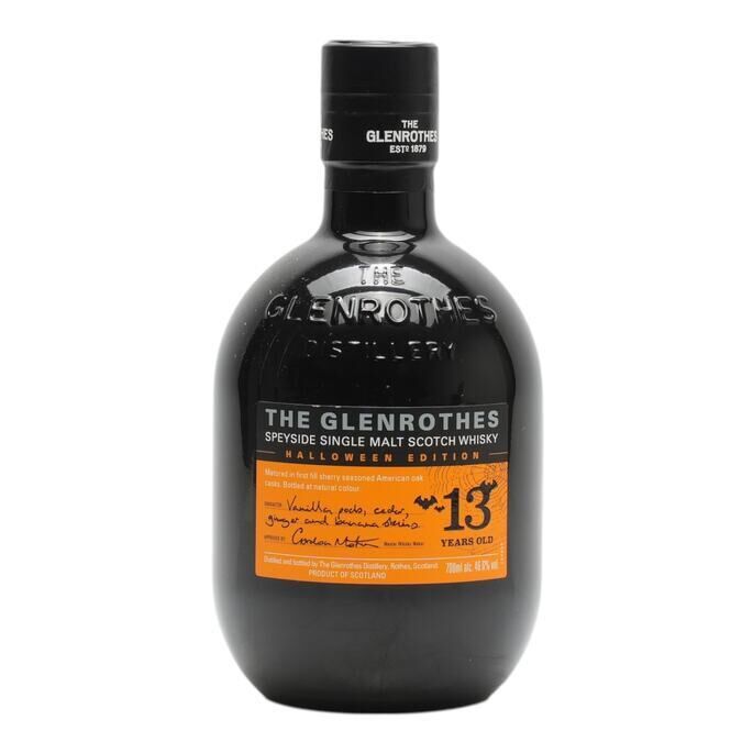 Glenrothes Halloween Edition 13 Year Old, Sherry Cask, 2018, 46.6% whisky bottle