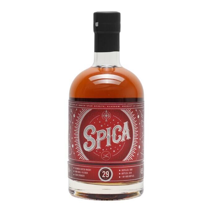 Spica North Star 29 Year Old, European & American Oak Cask, Batch No. 2, 1989, North Star Spirits, 45.5% whisky bottle