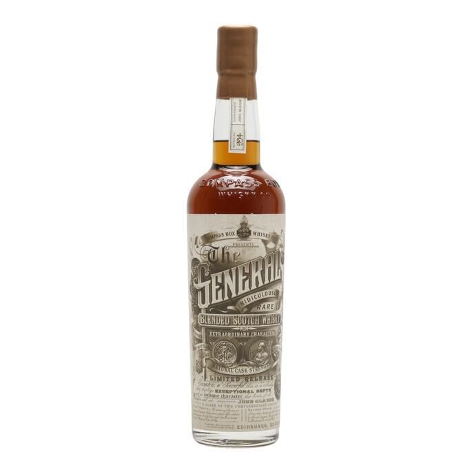 Compass Box The General 33 Year Old, Bourbon & Sherry Cask, 2013, Compass Box, 53.4% whisky bottle