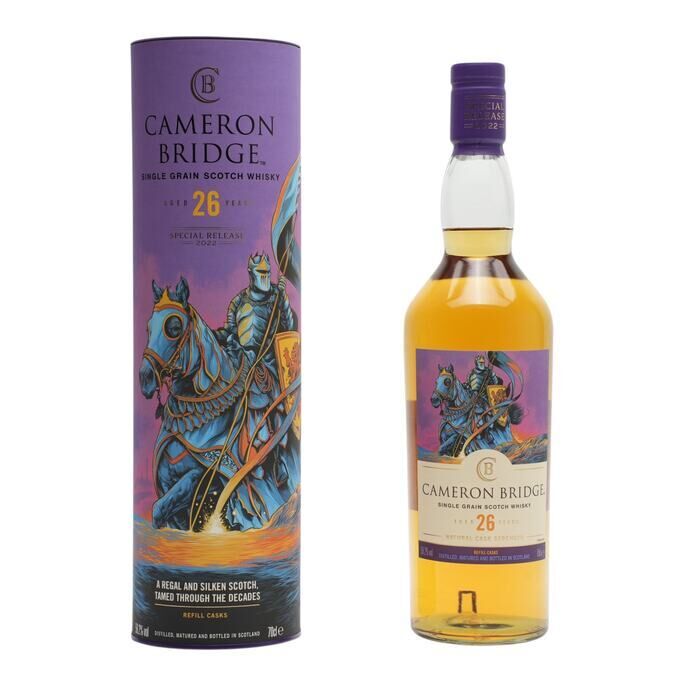 Cameron Bridge Special Release 26 Year Old, Refill American Oak Cask, 2022, 56.2%, 70cl whisky bottle