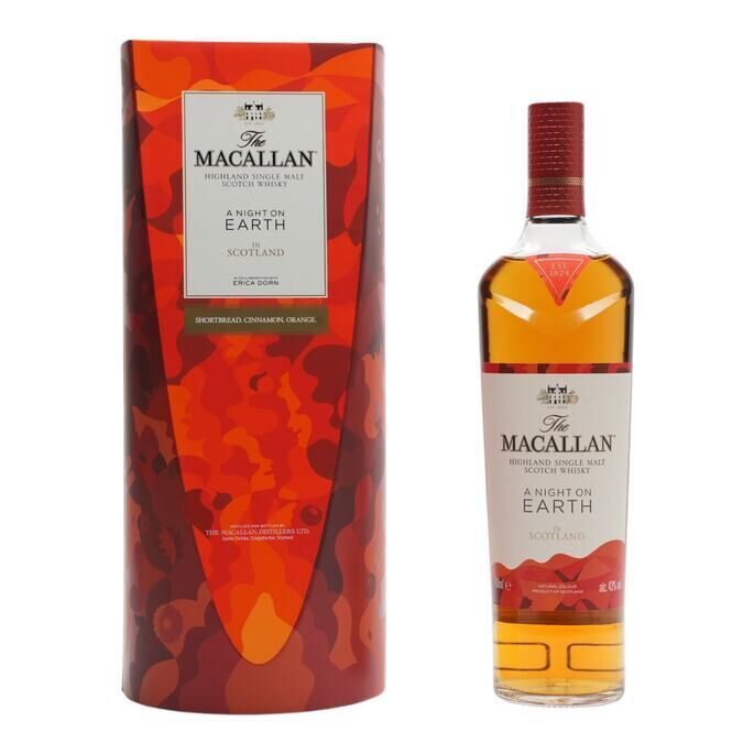 Macallan A Night on Earth in Scotland, American & European Oak Sherry Seasoned & Ex-Bourbon Cask, 2021, 43%