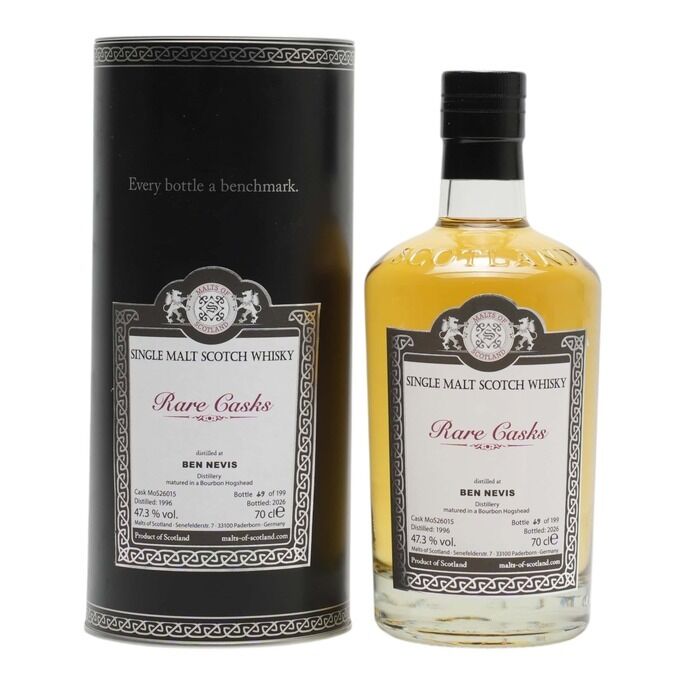 Ben Nevis 1996 Bourbon Hogshead MoS26015 Rare Casks Bottled 2026 // Malts Of Scotland