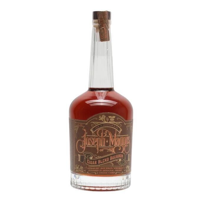 Joseph Magnus Cigar Blend, Armagnac, Cognac & Sherry Cask, Batch No. 490, 56.1% whisky bottle