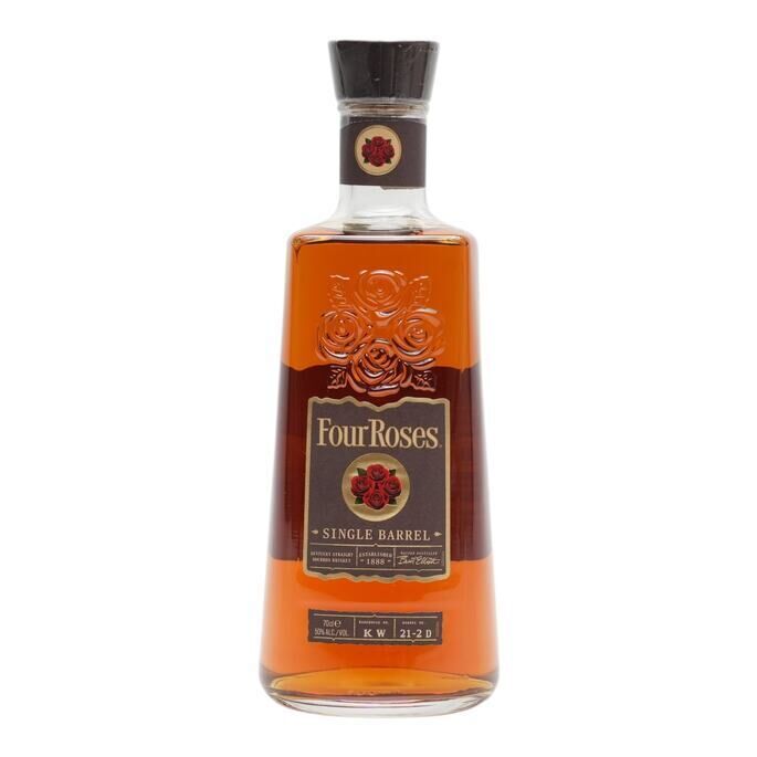 Four Roses Single Barrel 21 Year Old, New Charred Oak Cask, 50% whisky bottle