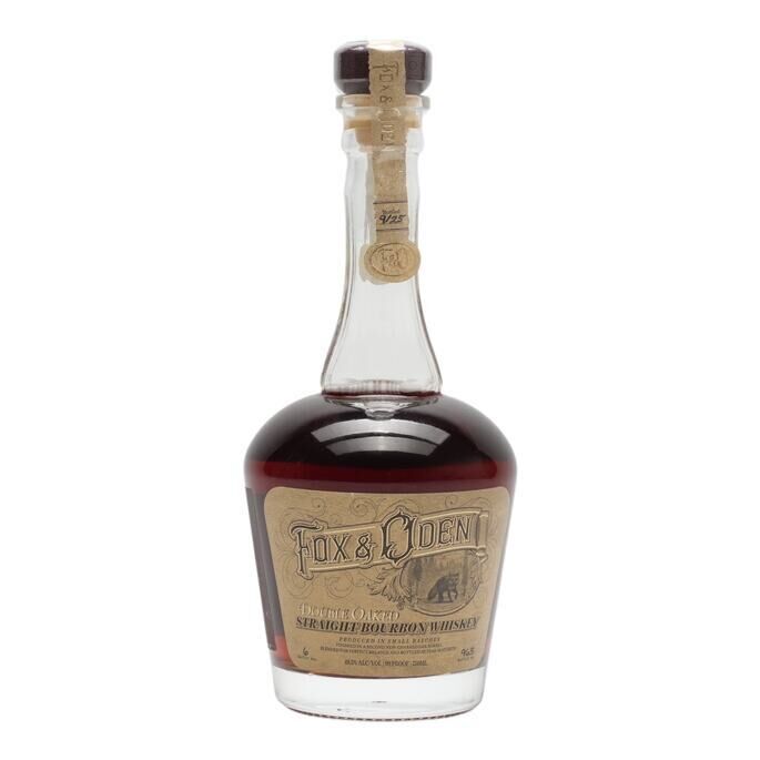 Fox & Oden Double Oaked Straight Bourbon Batch No. 6, New Charred Oak Cask, 2025, 49.5% whisky bottle
